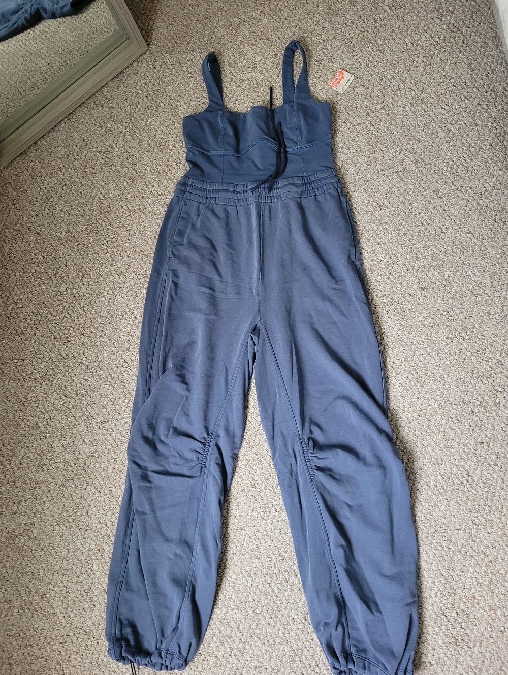 Free People Movement Inbound Onisie Jumpsuit In Blue - Picture 4 of 7